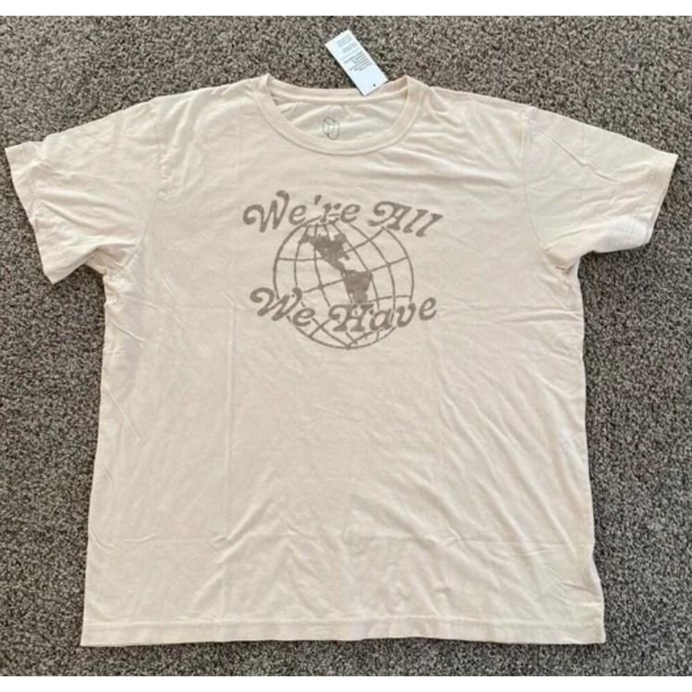 NEW NWT Unisex Tan Sz XS Casual Wear Cotton Tee Shirt ORIGINAL USE